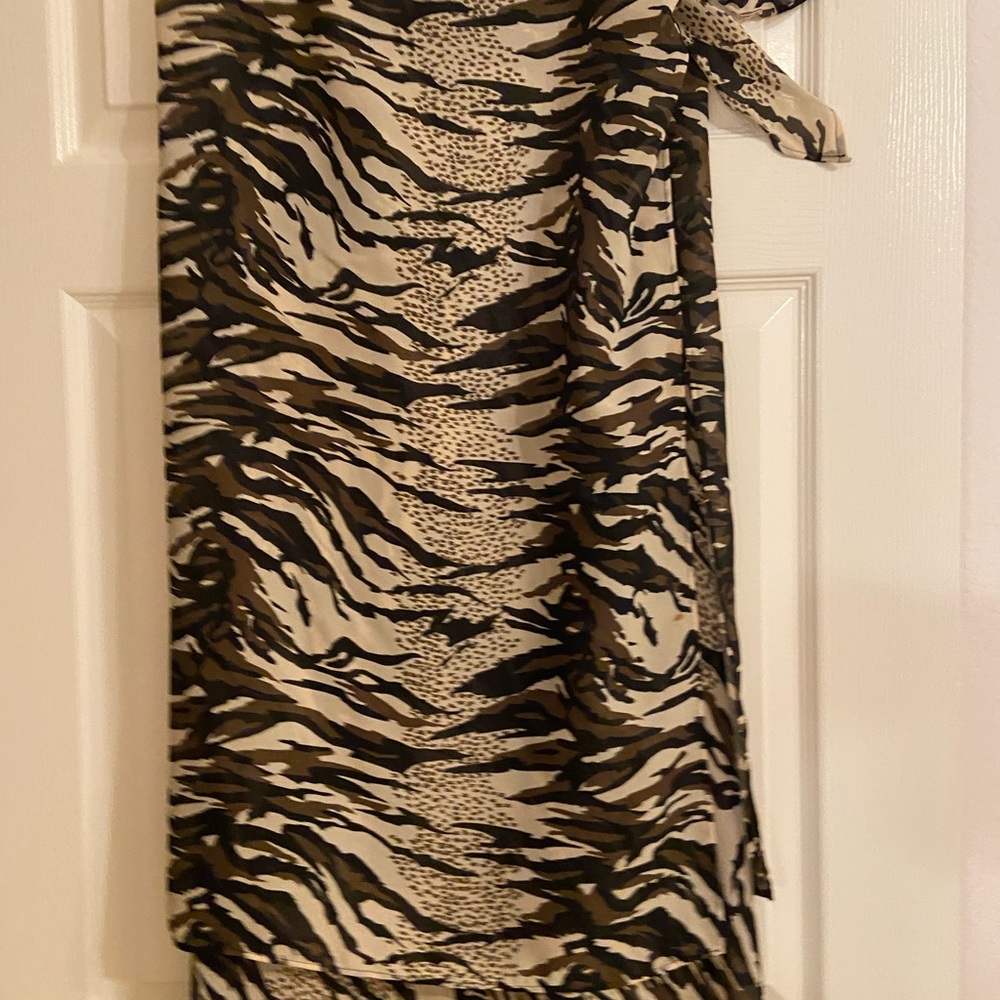 ABSTRACT PRINT SKIRT